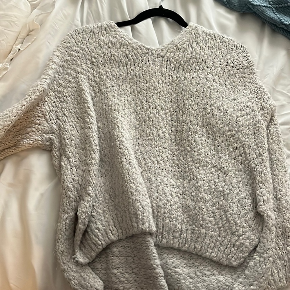 White altered state sweater, size small.